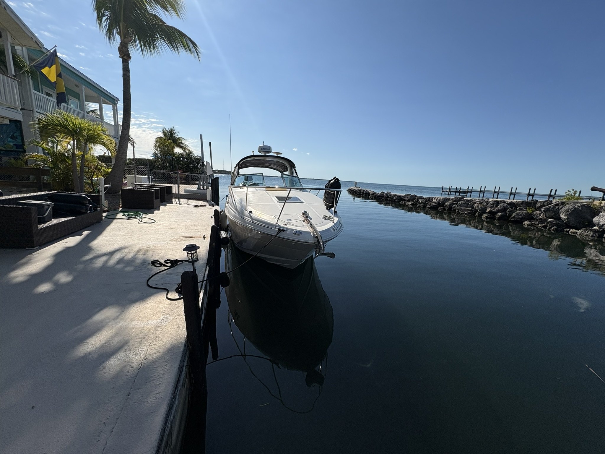 Sea Ray project exterior detail in Islamorada