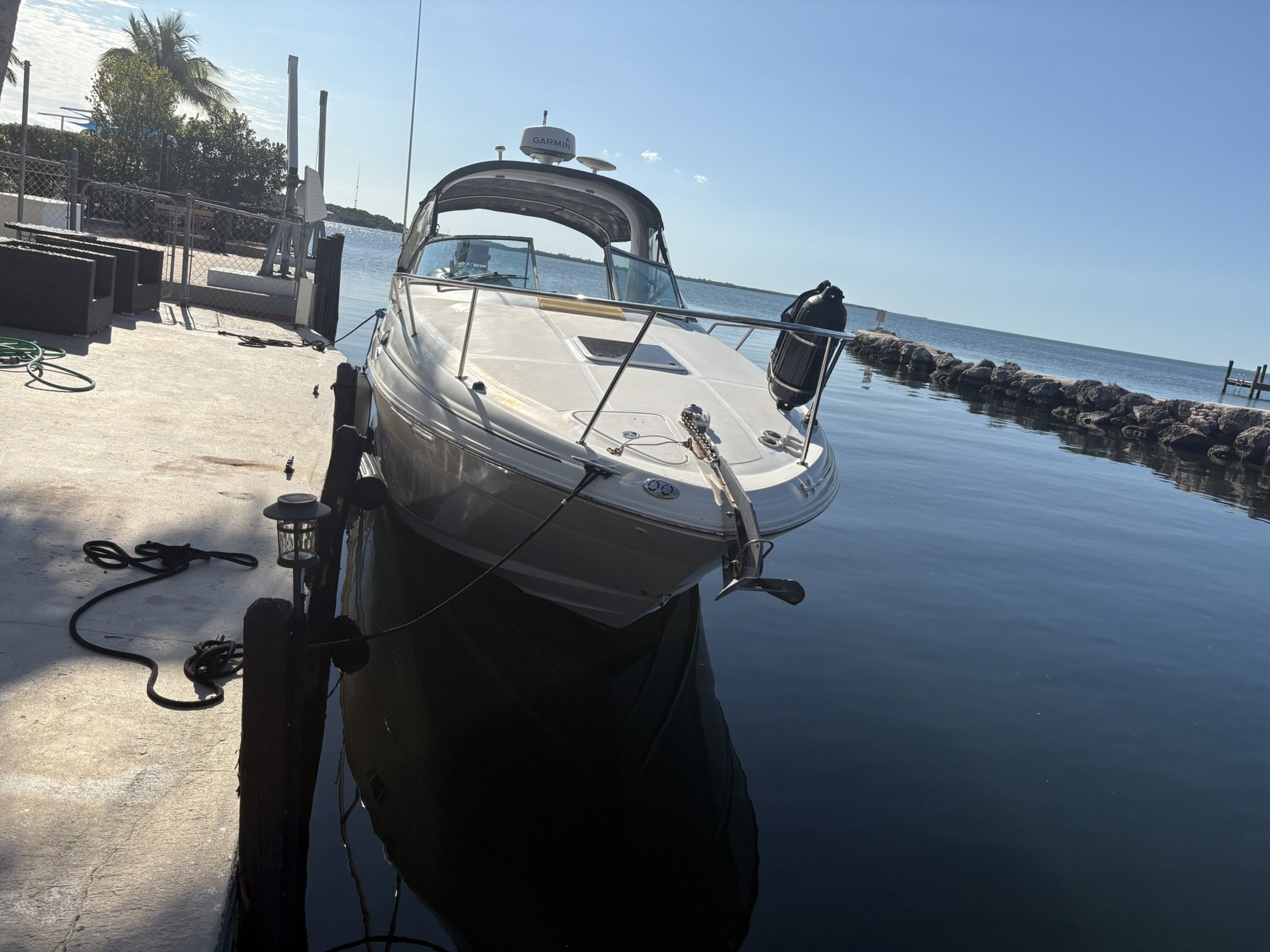 Sea Ray project exterior at a Key Largo dock