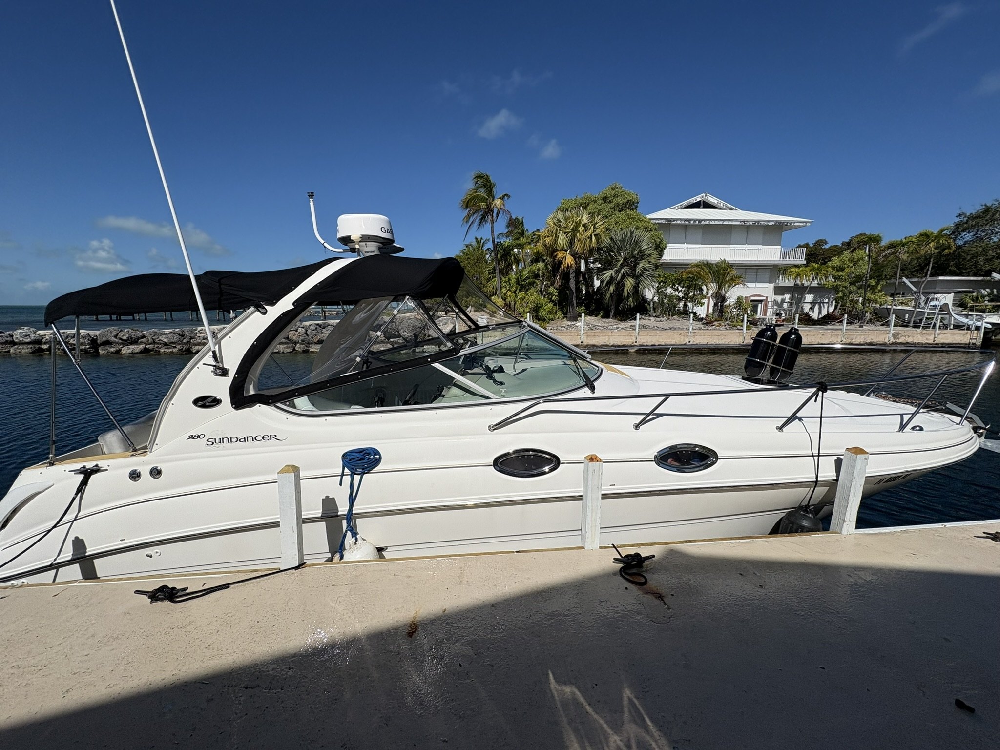 Sea Ray project exterior detail in Key Largo