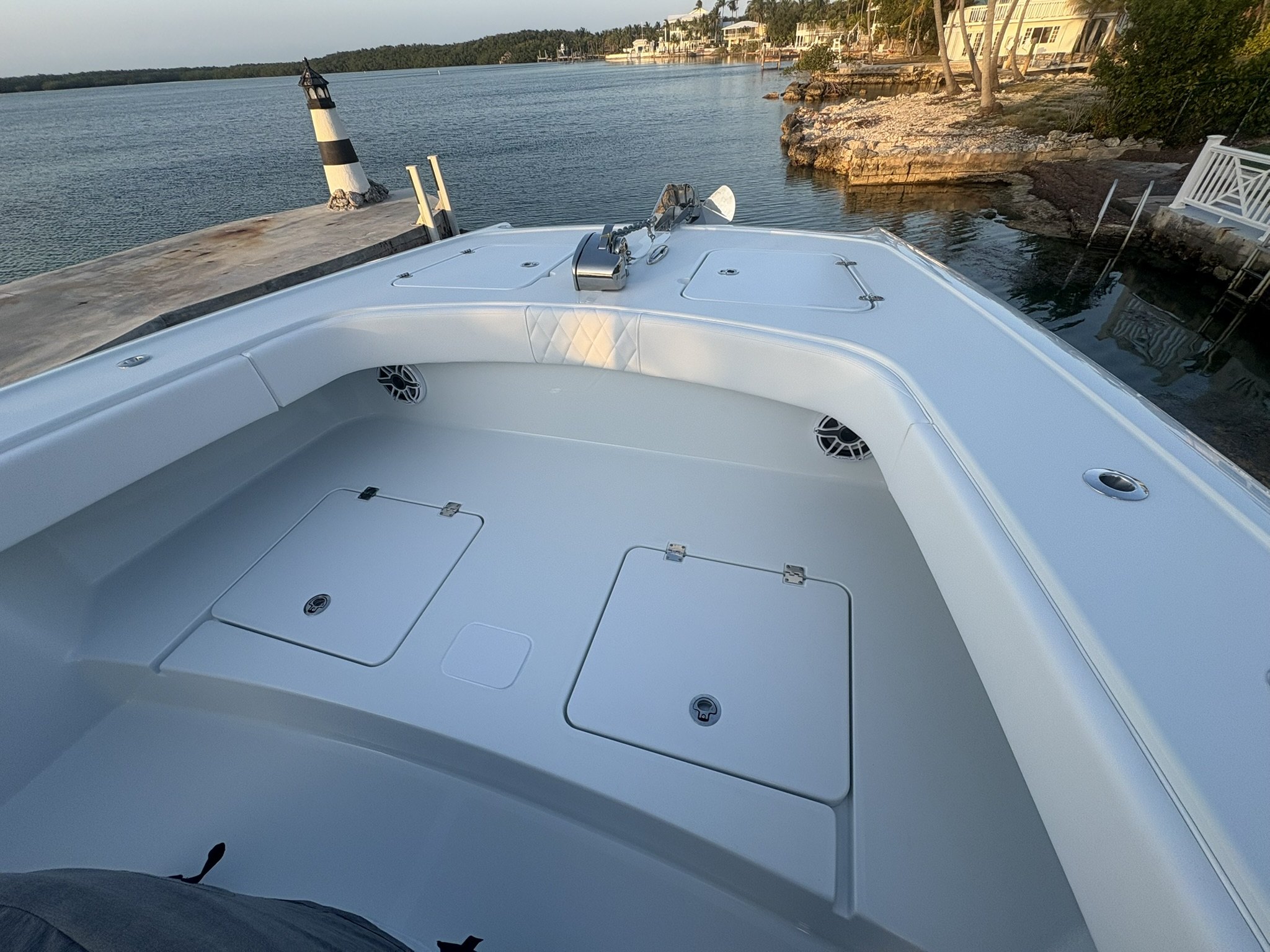 Freshly detailed center-console bow